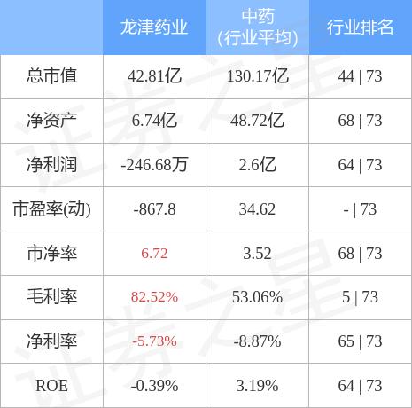 龙津药业股票最新价格动态解析