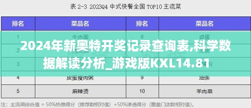 2024年新奥特开奖记录,合理化决策实施评审_精装款47.89